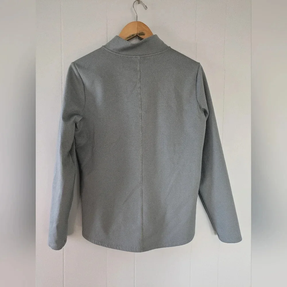 Nike Training One Therma-FIT standard long-sleeve half zip‎ top gray size Large